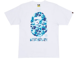 Bape ABC Camo By Bathing Ape Tee White/Blue