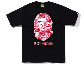BAPE ABC Camo by Bathing Ape Tee Black/Pink