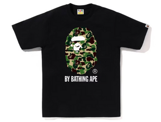 BAPE ABC Camo By Bathing Ape Tee Black/Green