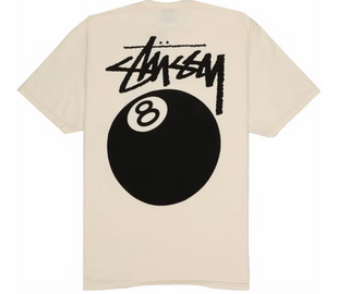 Stussy 8 Ball Pigment Dyed Tee Natural