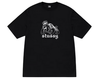 Stussy Bulldog Tee Black