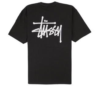 Stussy Basic Pigment Dyed Tee Black