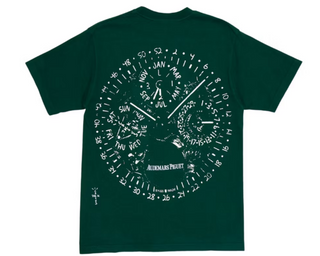 Travis Scott CJ x Audemars Piguet Watch Face Tee Green