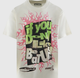 Hellstar If You Don't Like Us Beat Us Tee White