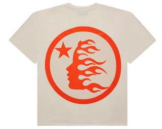Hellstar Classic Gel Print Tee White/Orange