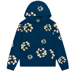 Denim Tears X CPFM Cactus Tears Wreath Hoodie Navy