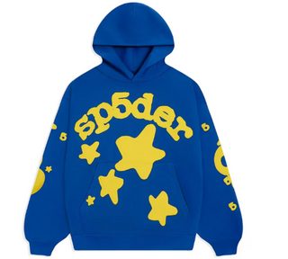 Sp5der Beluga Hoodie TC Blue