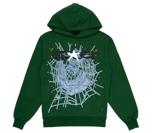 Sp5der Web Hoodie Hunter Green