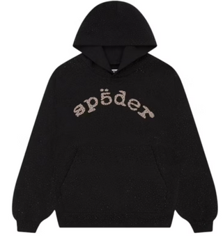 Sp5der VVS Hoodie Black