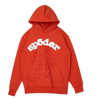 Sp5der Websuit Hoodie Orange