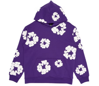 Denim Tears Cotton Wreath Hoodie Purple