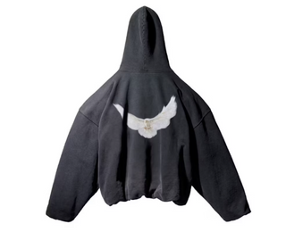 Yeezy Gap Engineered By Balenciaga Dove Hoodie Washed Black