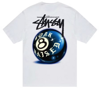 Stussy X Born & Raised 8 Ball Tee