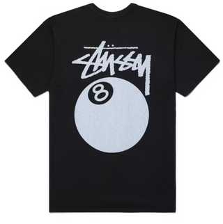 Stussy 8 Ball Pigment Dyed Tee Black