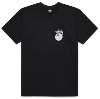 Stussy 8 Ball Pigment Dyed Tee Black