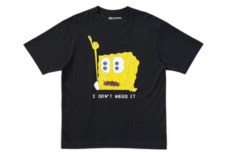 Uniqlo x CPFM Spongebob Squarepants UT Graphic Tee Black