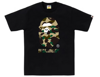 Bape Color Camo "By Bathing Ape" Tee Black/Yellow