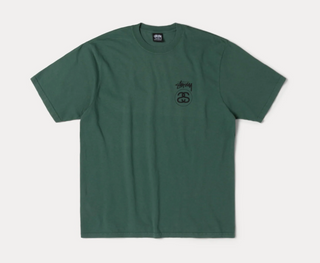 Stussy Stock Link Pigment Dyed Tee Pine