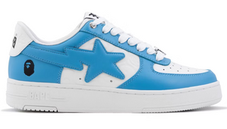A Bathing Ape Bape Sta Low #3 White Blue Cloud Camo