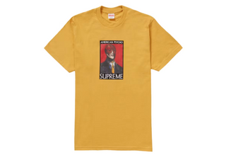 Supreme American Psycho Tee Mustard