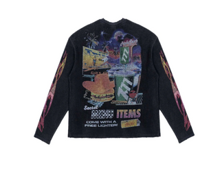 Triple 7's Burger Joint Waffle Knit Black
