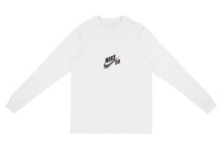 Travis Scott Cactus Jack For Nike SB Longsleeve Tee White