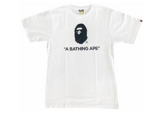 BAPE Happy New Year Ape Head Tee White