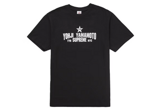 Supreme Y's by Yohji Yamamoto Star Tee Black