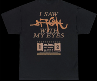 Travis Scott Utopia Is In Atlanta Circus Maximus Tee Black
