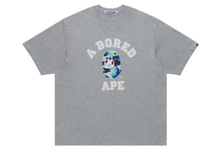 BAPE x Bored Ape Yacht Club Concept Tee Grey