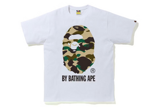 BAPE 1st Camo By Bathing Ape Tee White/Yellow