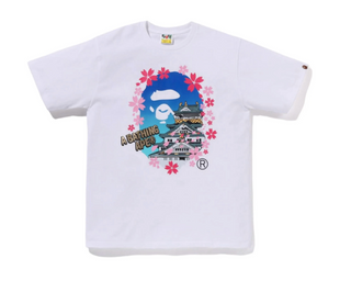 BAPE Sakura Osaka Exclusive Ape Head Tee White