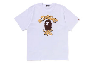 BAPE Graffiti College Tee White