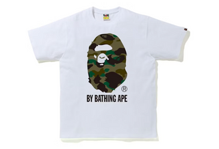 BAPE 1st Camo By Bathing Ape Tee White/Green