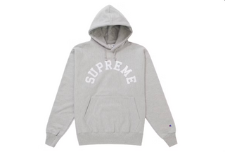 Supreme Champion Hooded Sweatshirt (SS25) Heather Grey