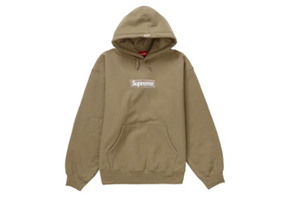 Supreme Box Logo Hooded Sweatshirt (FW23) Dark Sand