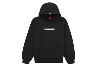 Supreme Motion Logo Hooded Sweatshirt (SS23) Black