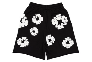 Denim Tears The Cotton Wreath Shorts Black
