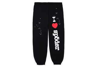 Sp5der Souvenir SP5 Sweatpants Black