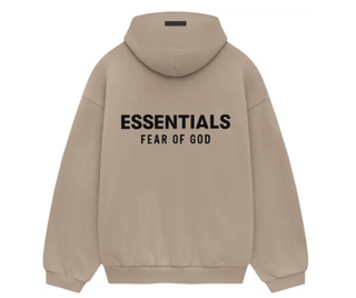 Fear Of God Essentials Fleece Hoodie Desert Sand
