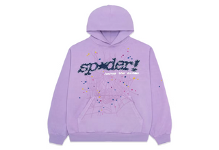 Sp5der Acai Hoodie Purple