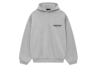 Fear of God Essentials Fleece Hoodie Light Heather Gray
