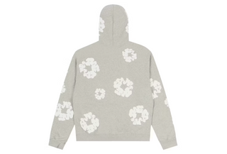 Denim Tears Cotton Wreath Zip Hoodie Grey