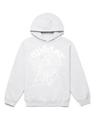 Sp5der OG Web Hoodie Heather Grey