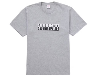 Supreme Split Tee (FW25) Heather Grey