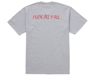 Supreme Split Tee (FW25) Heather Grey