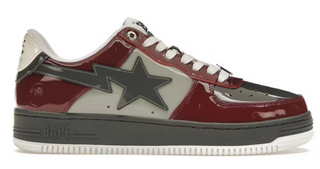 A Bathing Ape Bape Sta Nostalgic Burgundy Grey