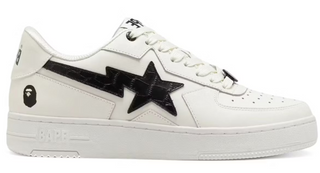 A Bathing Ape Bape Sta Icon #1 M2 White Black