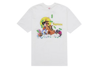 Supreme All Dogs Go To Heaven Tee White
