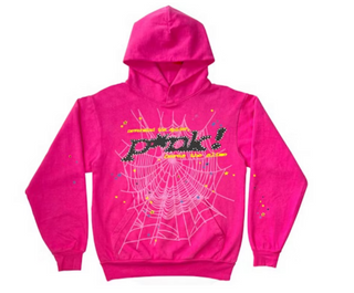 Sp5der P*nk Hoodie Pink